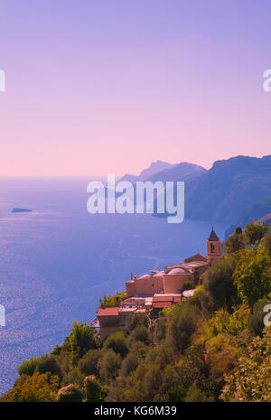 Amalfi Coast, Campania, Gulf of Salerno, Italy. View from Path of the Gods, Sentiero degli Dei. Stock Photo