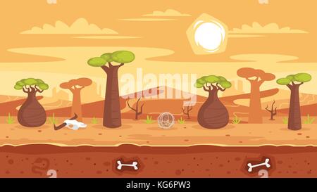 Background for games and animation Stock Vector