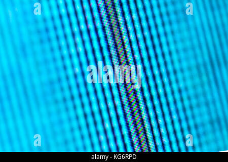 Closeup pixels of LCD TV screen background Stock Photo