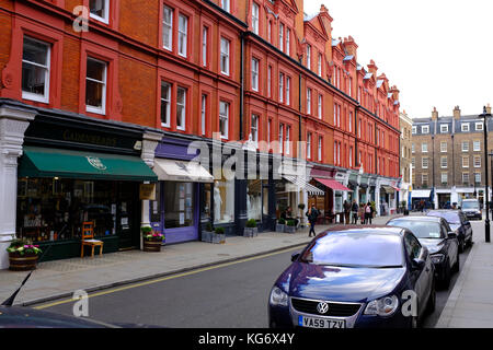 Chiltern Street, Marylebone, London UK Stock Photo