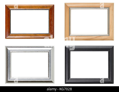 collection of four picture frames Stock Photo