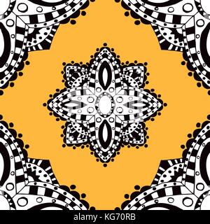 Geometric seamless pattern. Design for dutch tile, background, textile Stock Vector