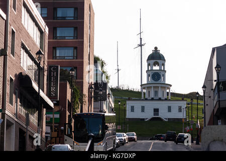 Halifax, Canada - August 29, 2017: Built in 1749 Fort George is commonly referred to Citadel Hill. Stock Photo