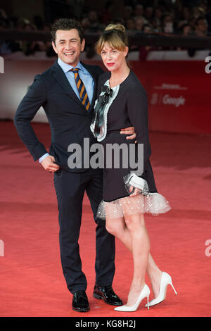 Red carpet of The Place with whole cast during the 12th Rome Film Fest Stock Photo