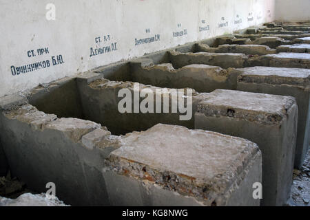 The ghost soviet air base of Kiltsi in Estonia. The squadron left this base after the USSR collapse. Stock Photo