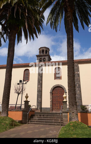 The church of Parroquia Matriz de Nuestra Señora de La Concepción, San Cristóbal de La Laguna, Tenerife, Canary Islands, Spain. Stock Photo