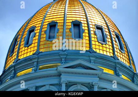 Colorado's State Capital Gold Dome Stock Photo