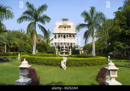 Inner view of Champaner heritage resort, Halol, Gujarat, India Stock Photo