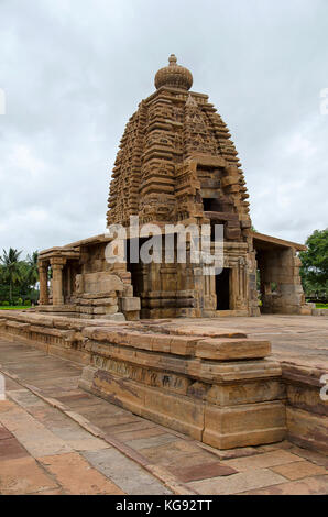 Galaganatha Temple, Pattadakal temple complex, UNESCO World Heritage site, Karnataka, Indiar. Stock Photo