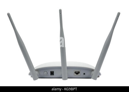 Access point device isolated on white background with clipping path Stock Photo