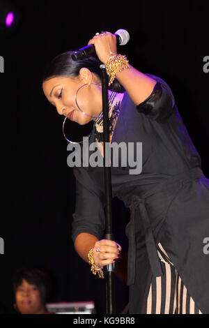 Melanie Fiona performs at the Fillmore  Featuring: Melanie Fiona Where: Philadelphia, Pennsylvania, United States When: 04 Oct 2017 Credit: W.Wade/WENN Stock Photo