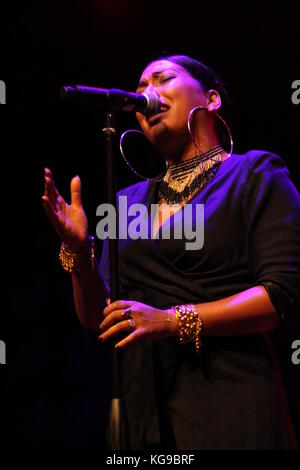 Melanie Fiona performs at the Fillmore  Featuring: Melanie Fiona Where: Philadelphia, Pennsylvania, United States When: 04 Oct 2017 Credit: W.Wade/WENN Stock Photo