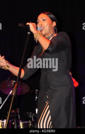 Melanie Fiona performs at the Fillmore  Featuring: Melanie Fiona Where: Philadelphia, Pennsylvania, United States When: 04 Oct 2017 Credit: W.Wade/WENN Stock Photo