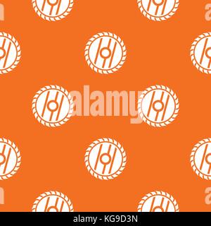 Circular saw blade pattern seamless Stock Vector