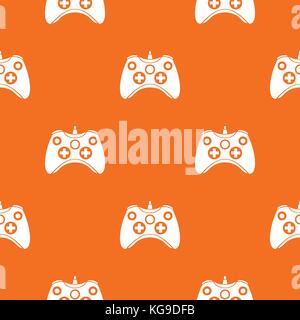Video game controller pattern seamless Stock Vector