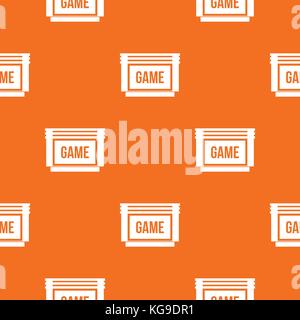 Game cartridge pattern seamless Stock Vector