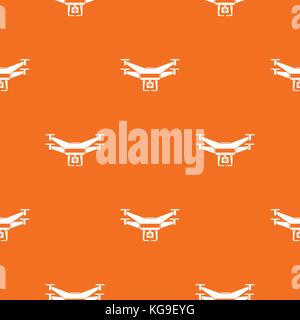 Drone video camera pattern seamless Stock Vector