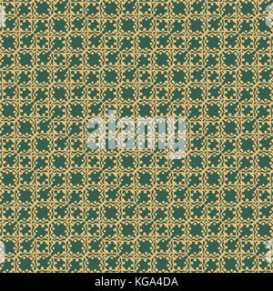 Abstract vector seamless pattern with bright tribal ornament Stock Vector