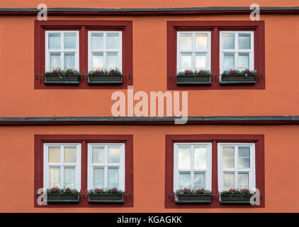 Detail image of building fasade with windows Stock Photo