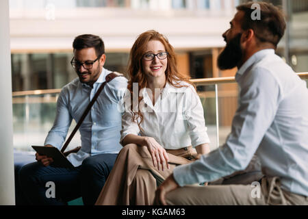 Portrait of businesspeople having free time from work Stock Photo