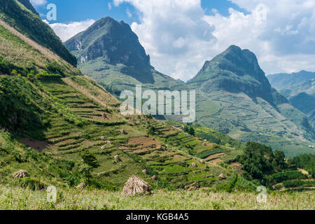 Dong Van (Ha Giang) Vietnam - Trekking Stock Photo