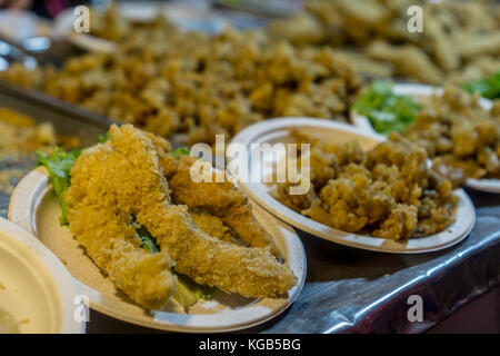 Chiang Rai, Thailand - street food - fried chicken