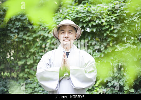 World bestseller author zen monk Haemin Sunim visits Germany to present his book (about 3 billion sold)  Featuring: Haemin Sunim Where: Berlin, Germany When: 06 Oct 2017 Credit: Joerg Schulz-Dolgner/WENN.com Stock Photo