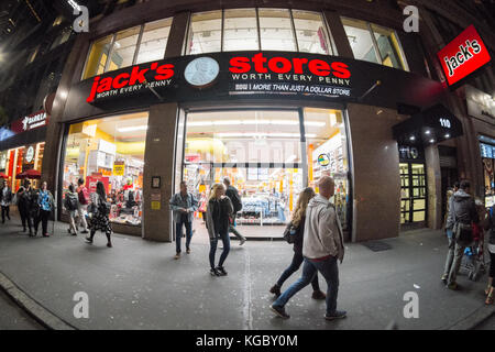 Jacks 99 cent store in Midtown Manhattan in New York Stock Photo - Alamy