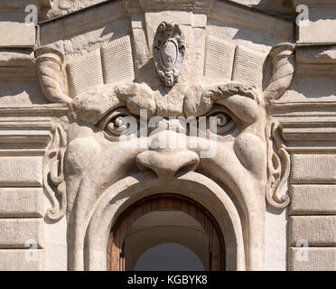 The Monster door on Zuccari Palace, Rome, Italy, Europe Stock Photo