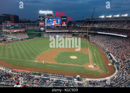 View of beautiful Nationals Park, home of the Washington Nationals