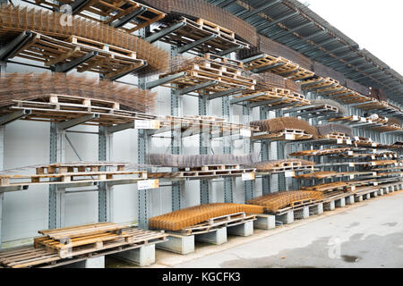 construction armature warehouse Stock Photo