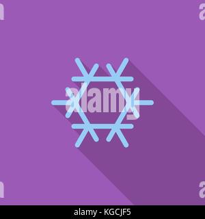 Air conditioning icon. Flat vector related icon with long shadow for web and mobile applications. It can be used as - logo, pictogram, icon, infograph Stock Vector