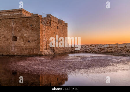 Paphos Castle, Paphos, Cyprus Stock Photo