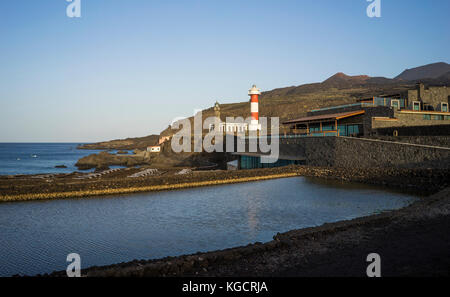 The saltern of Fuencaliente in La Palma, Canary Islands. Stock Photo
