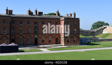 Lincoln Castle and grounds following renovation Stock Photo