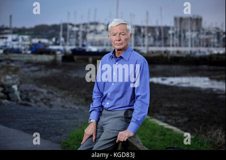 Frank Holden is the estranged father of Amanda Holden, judge on Britain's got Talent. Amanda accuses him of abandoning her as a child. Stock Photo