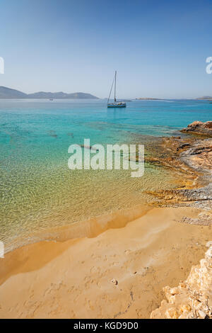 Geranos beach of Koufonissi island in Cyclades, Greece Stock Photo