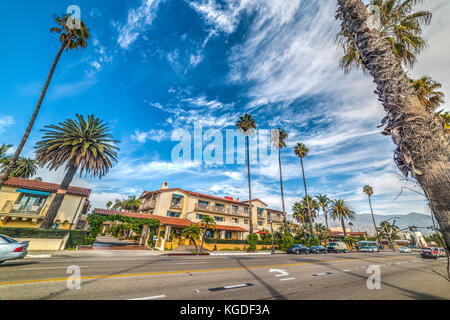 Clouds over Santa Barbara. California, USA Stock Photo