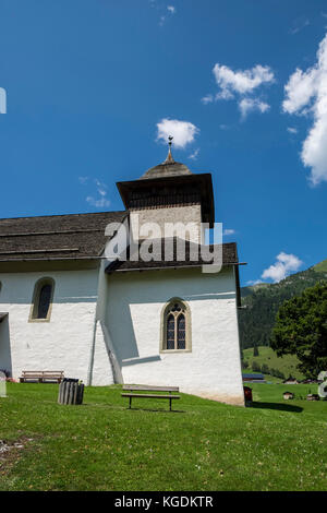 Switzerland,Canton Vaud,Chateau d'Oex,local church