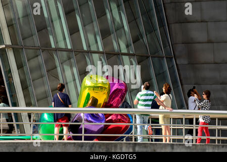 Guggenheim Museum, Bilbao, Biscay, Basque Country, Euskadi, Spain, Europe Stock Photo