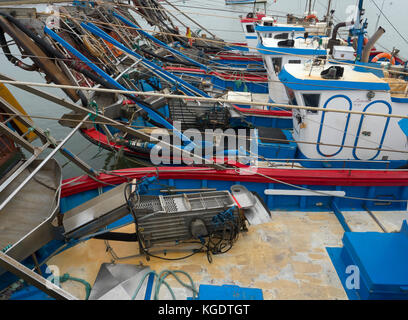 Fishing port, Punta Umbria, Huelva province, Region of Andalusia, Spain, Europe Stock Photo