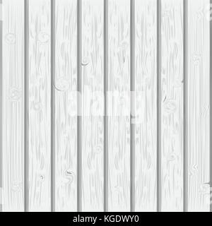 White wood plank texture background Stock Vector