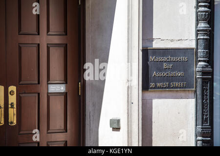 Massachusetts Bar Association, Boston, Massachusetts, USA Stock Photo