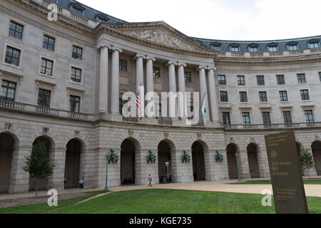 The William Jefferson Clinton Federal Building in Washington DC, United States. Stock Photo