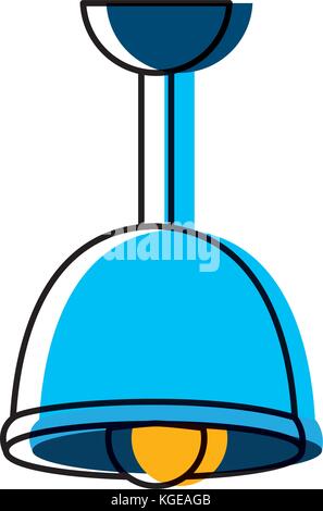 Warehouse light lamp Stock Vector