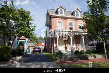 Homes / House on River Road in New Hope - Bucks County, PA - USA Stock Photo