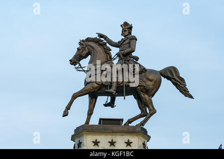 RICHMOND, VIRGINIA - MARCH 25: George Washington Monument on Capitol Square at the Virginia State Capitol on March 25, 2017 in Richmond, Virginia Stock Photo