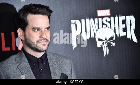 New York, NY, USA. 6th Nov, 2017. Michael Nathanson at arrivals for Marvel's THE PUNISHER Series Premiere on Netflix, AMC Loews 34th Street 14, New York, NY November 6, 2017. Credit: Steven Ferdman/Everett Collection/Alamy Live News Stock Photo