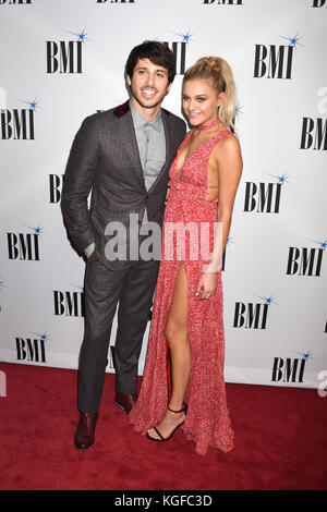 Morgan Evans and Kelsea Ballerini at the 65th Annual BMI Country Awards