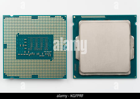 modern computer processor Stock Photo